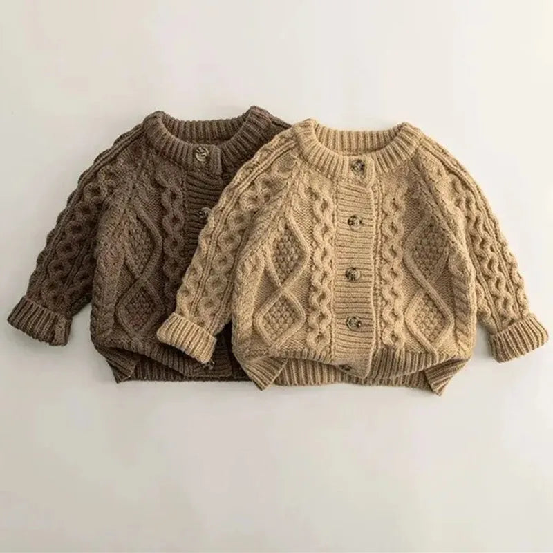 Roque Spring Autumn Knitted Twists Sweater