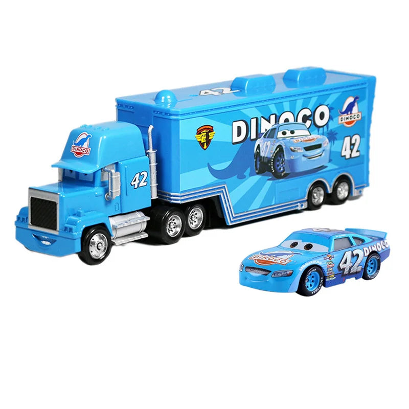 Cars 2 Mack Truck Pixar racing car Lightning McQueen Jackson Storm mini Car