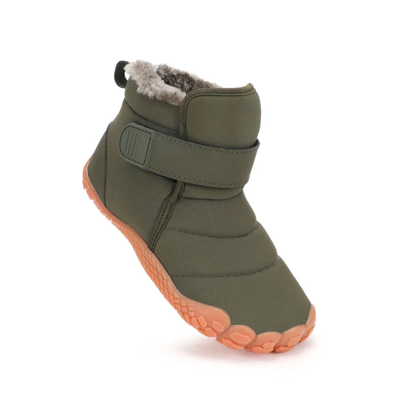 Children Snow Boots Girls Winter Minimalist Waterproof Sneakers