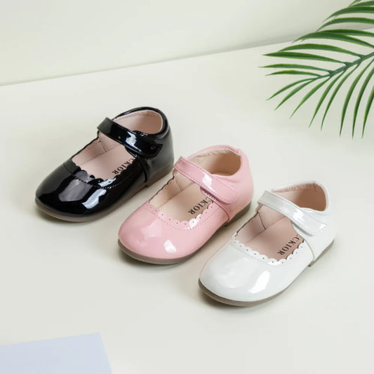 Girls Soft Bottom Multi-color Leather Spring Autumn New Baby Shoes