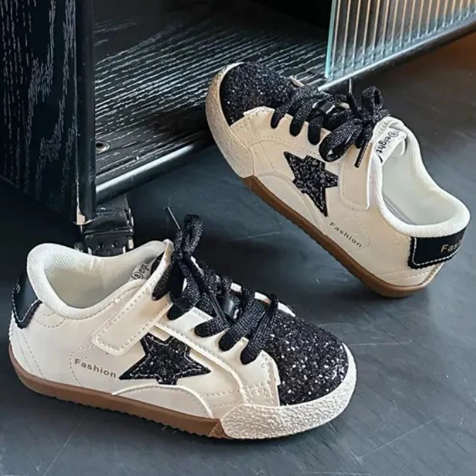 Girls' Shoes 2026 Spring New Casual Versatile Little Girls Star Sneakers Spring and Autumn Children's Sports Kids Shoes