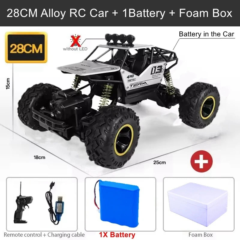 1:16 / 1:12 All Terrain RC Car 30KM/H High Speed 4WD Electric Remote Control Car Buggy 4X4