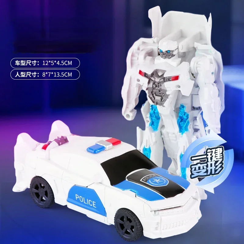 Transformation Toy Robot One Step Deformation Car - Dinosaur Toys