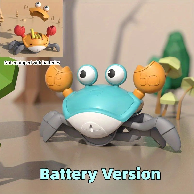 2026 Pets Electronic Interactive Crawling Crab with Light  and Music