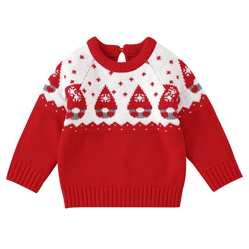 Zain Snowflake Print Cartoon Infantil Xmas Sweater - GuGuTon baby store - Baby Fashion - Toddlers Outfits - Babies Outfits - Toddler Clothes - Kids Clothing - Newborn Clothes - Newborn Wear - Kids Wear - Trending Clothes - Trending Outfits - Fall Fashion - Winter Fashion - Girls Clothes - Boys Clothes - Babies Wear - Kids Accessories - KidsWear - Summer Clothes - Summer Fashion - Summer Trend - Falls Sweaters - Tops - Bottom - Jeans - Blouse - Dresses - Newborn Dresses - Toys