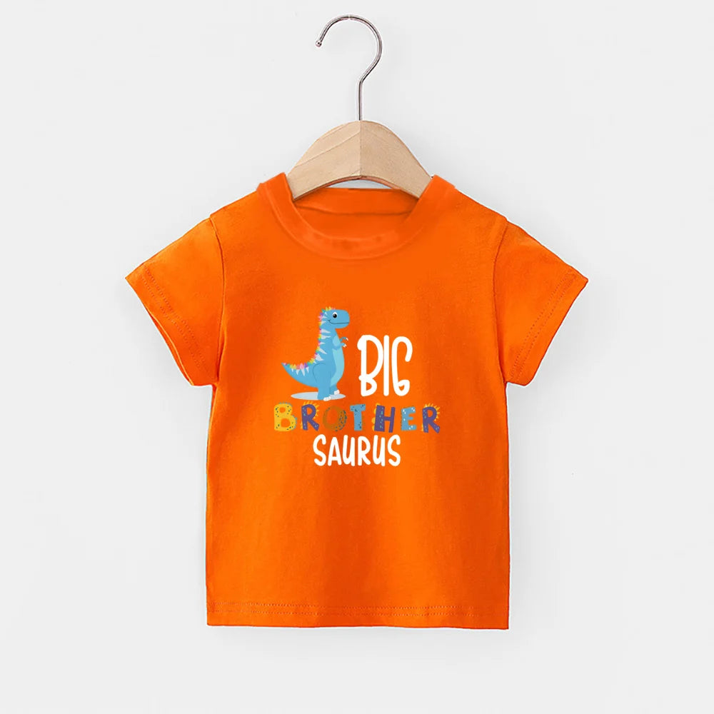 Saul Big Brother Little Brother Dinosaur Tees - GuGuTon baby store - Baby Fashion - Toddlers Outfits - Babies Outfits - Toddler Clothes - Kids Clothing - Newborn Clothes - Newborn Wear - Kids Wear - Trending Clothes - Trending Outfits - Fall Fashion - Winter Fashion - Girls Clothes - Boys Clothes - Babies Wear - Kids Accessories - KidsWear - Summer Clothes - Summer Fashion - Summer Trend - Falls Sweaters - Tops - Bottom - Jeans - Blouse - Dresses - Newborn Dresses - Toys