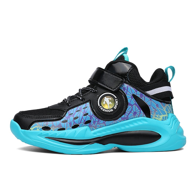 Kids Basketball Sneakers Breathable Boys Shoes - GuGuTon