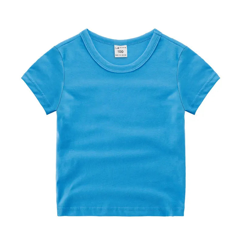 Abigail Summer Kids Sleeve T-Shirt Girls Cotton pure color - GuGuTon baby store - Baby Fashion - Toddlers Outfits - Babies Outfits - Toddler Clothes - Kids Clothing - Newborn Clothes - Newborn Wear - Kids Wear - Trending Clothes - Trending Outfits - Fall Fashion - Winter Fashion - Girls Clothes - Boys Clothes - Babies Wear - Kids Accessories - KidsWear - Summer Clothes - Summer Fashion - Summer Trend - Falls Sweaters - Tops - Bottom - Jeans - Blouse - Dresses - Newborn Dresses - Toys