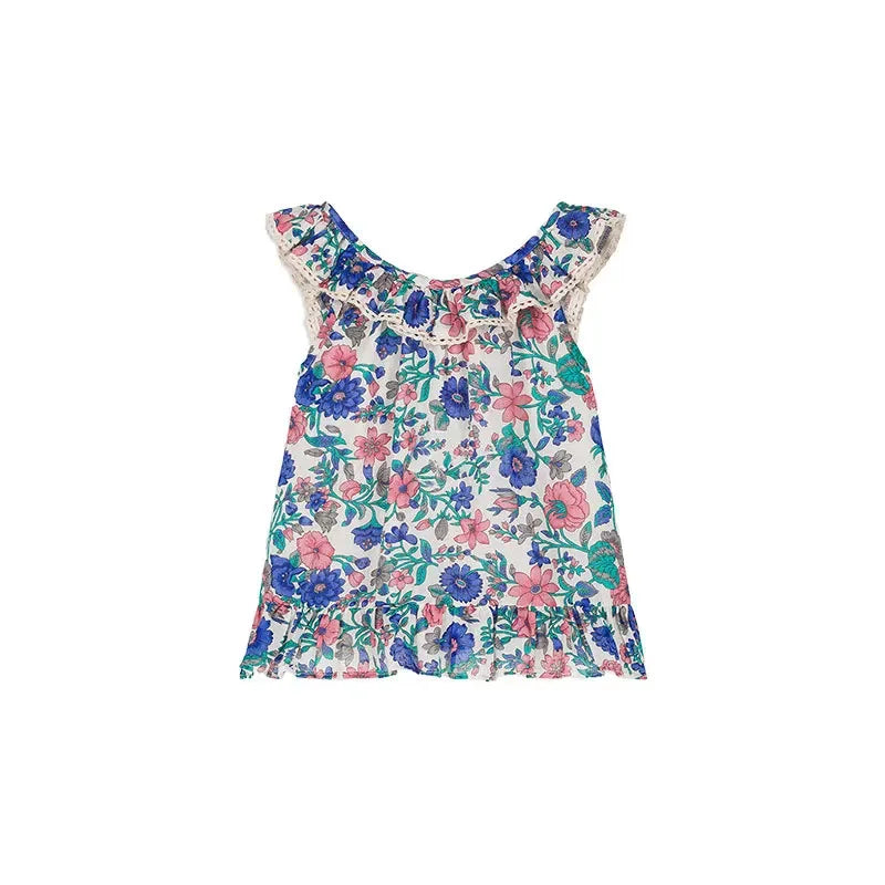 Elizabeth New Girls Suspender T-shirt Children's Lace - GuGuTon baby store - Baby Fashion - Toddlers Outfits - Babies Outfits - Toddler Clothes - Kids Clothing - Newborn Clothes - Newborn Wear - Kids Wear - Trending Clothes - Trending Outfits - Fall Fashion - Winter Fashion - Girls Clothes - Boys Clothes - Babies Wear - Kids Accessories - KidsWear - Summer Clothes - Summer Fashion - Summer Trend - Falls Sweaters - Tops - Bottom - Jeans - Blouse - Dresses - Newborn Dresses - Toys