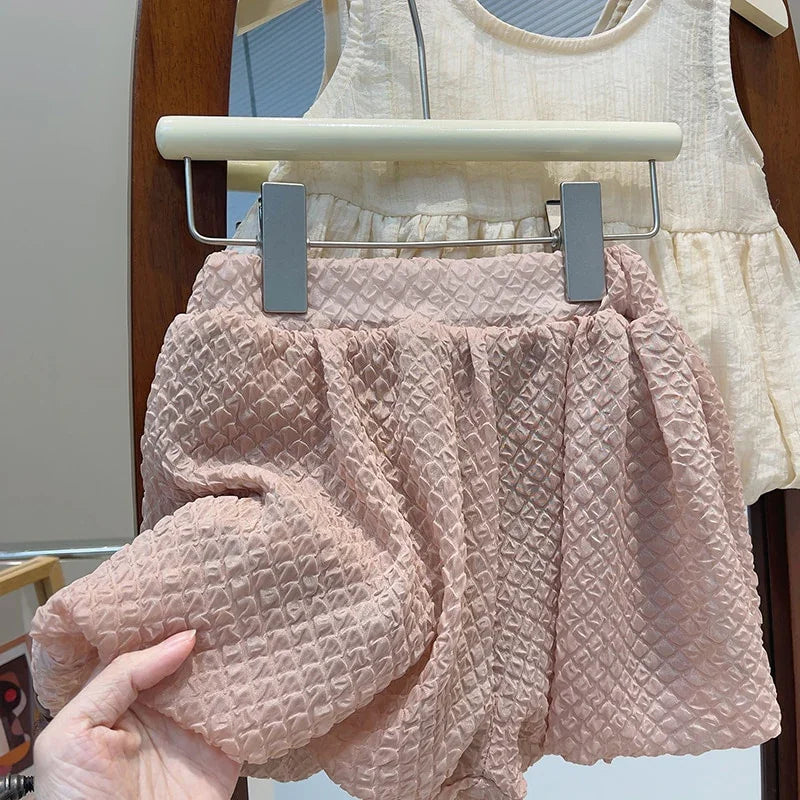 Angelica Girls Clothing Summer Short Sleeve Children Two Piece Set - GuGuTon baby store - Baby Fashion - Toddlers Outfits - Babies Outfits - Toddler Clothes - Kids Clothing - Newborn Clothes - Newborn Wear - Kids Wear - Trending Clothes - Trending Outfits - Fall Fashion - Winter Fashion - Girls Clothes - Boys Clothes - Babies Wear - Kids Accessories - KidsWear - Summer Clothes - Summer Fashion - Summer Trend - Falls Sweaters - Tops - Bottom - Jeans - Blouse - Dresses - Newborn Dresses - Toys
