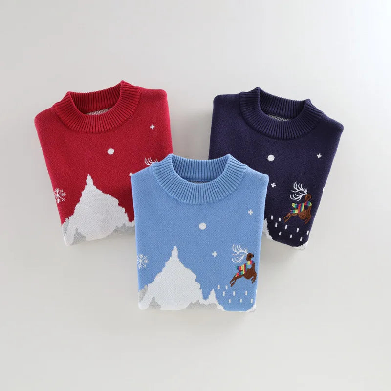 Carlos Cotton Knitted Warm Pullovers Sweater