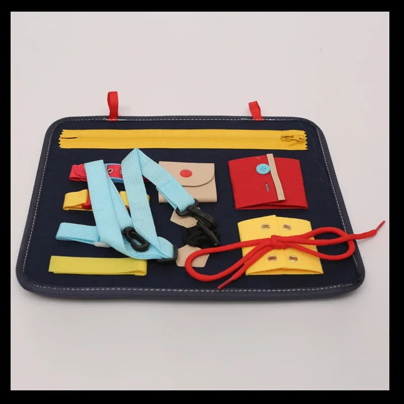 Busy Board Montessori Toys for Toddlers Sensory Toy Preschool Learning Educational Travel Activities For Boys Fine Motor Skills