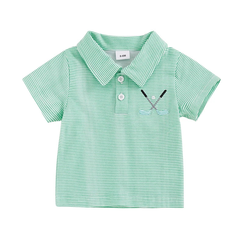 Luis Striped Casual Short Sleeve T-shirt - GuGuTon baby store - Baby Fashion - Toddlers Outfits - Babies Outfits - Toddler Clothes - Kids Clothing - Newborn Clothes - Newborn Wear - Kids Wear - Trending Clothes - Trending Outfits - Fall Fashion - Winter Fashion - Girls Clothes - Boys Clothes - Babies Wear - Kids Accessories - KidsWear - Summer Clothes - Summer Fashion - Summer Trend - Falls Sweaters - Tops - Bottom - Jeans - Blouse - Dresses - Newborn Dresses - Toys