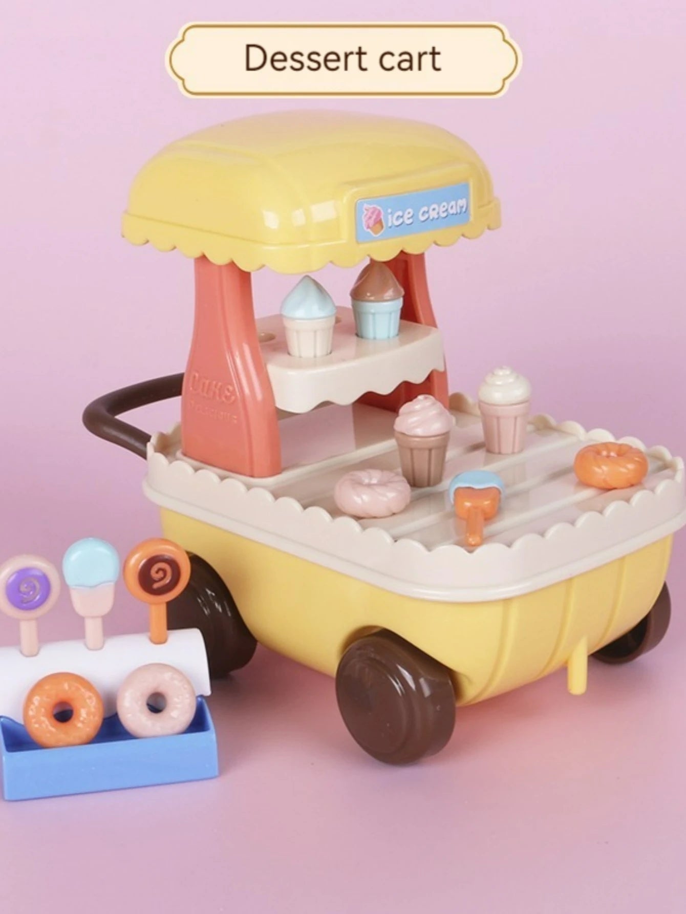Model decoration girl small toy girl gift miniature landscape decoration amusement park