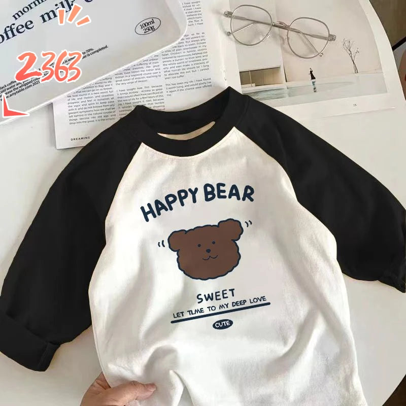 Bernard Children's Pure Cotton Long sleeved T-shirt - GuGuTon baby store - Baby Fashion - Toddlers Outfits - Babies Outfits - Toddler Clothes - Kids Clothing - Newborn Clothes - Newborn Wear - Kids Wear - Trending Clothes - Trending Outfits - Fall Fashion - Winter Fashion - Girls Clothes - Boys Clothes - Babies Wear - Kids Accessories - KidsWear - Summer Clothes - Summer Fashion - Summer Trend - Falls Sweaters - Tops - Bottom - Jeans - Blouse - Dresses - Newborn Dresses - Toys