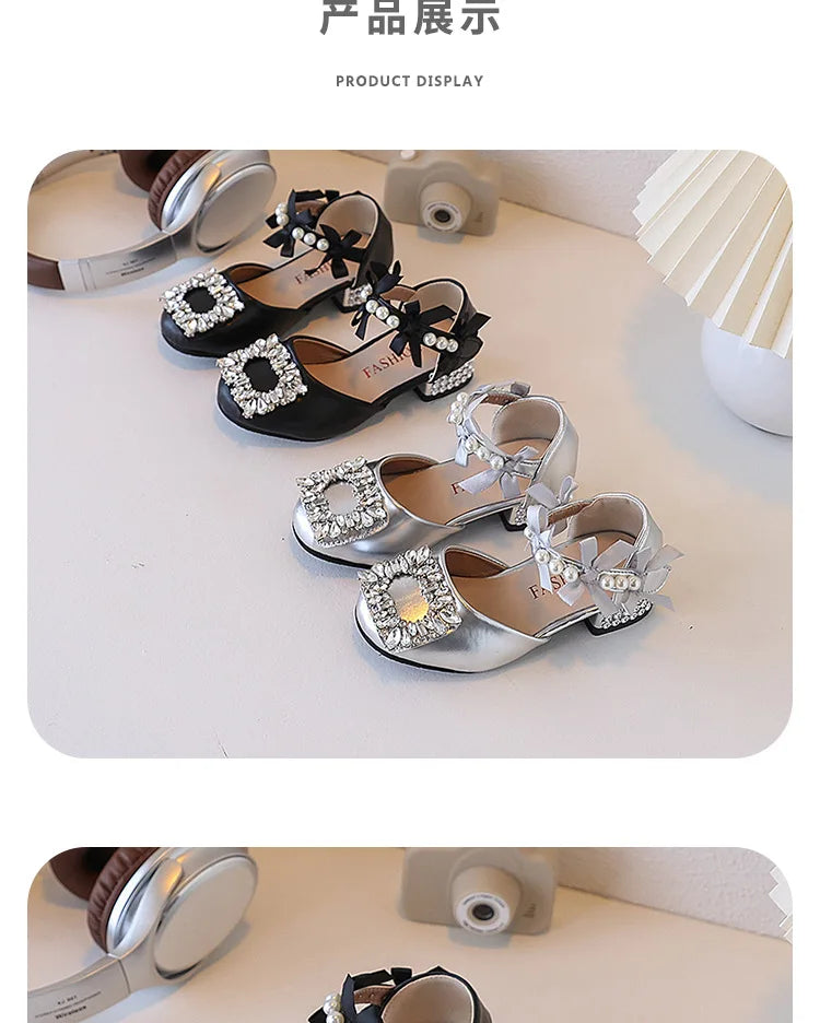 Girls' Princess High Heels 2025 Summer New Fashion