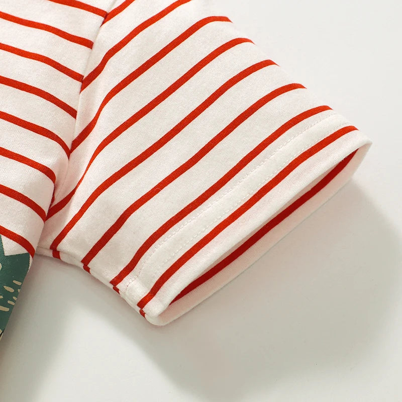 Matias Baby Boys Crocodile Striped T shirts - GuGuTon baby store - Baby Fashion - Toddlers Outfits - Babies Outfits - Toddler Clothes - Kids Clothing - Newborn Clothes - Newborn Wear - Kids Wear - Trending Clothes - Trending Outfits - Fall Fashion - Winter Fashion - Girls Clothes - Boys Clothes - Babies Wear - Kids Accessories - KidsWear - Summer Clothes - Summer Fashion - Summer Trend - Falls Sweaters - Tops - Bottom - Jeans - Blouse - Dresses - Newborn Dresses - Toys