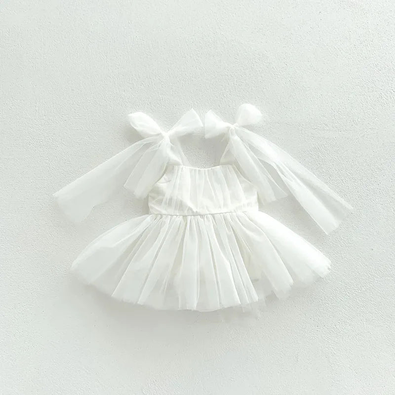 Ana Sleeveless Lace Bodysuit for Baby Girls
