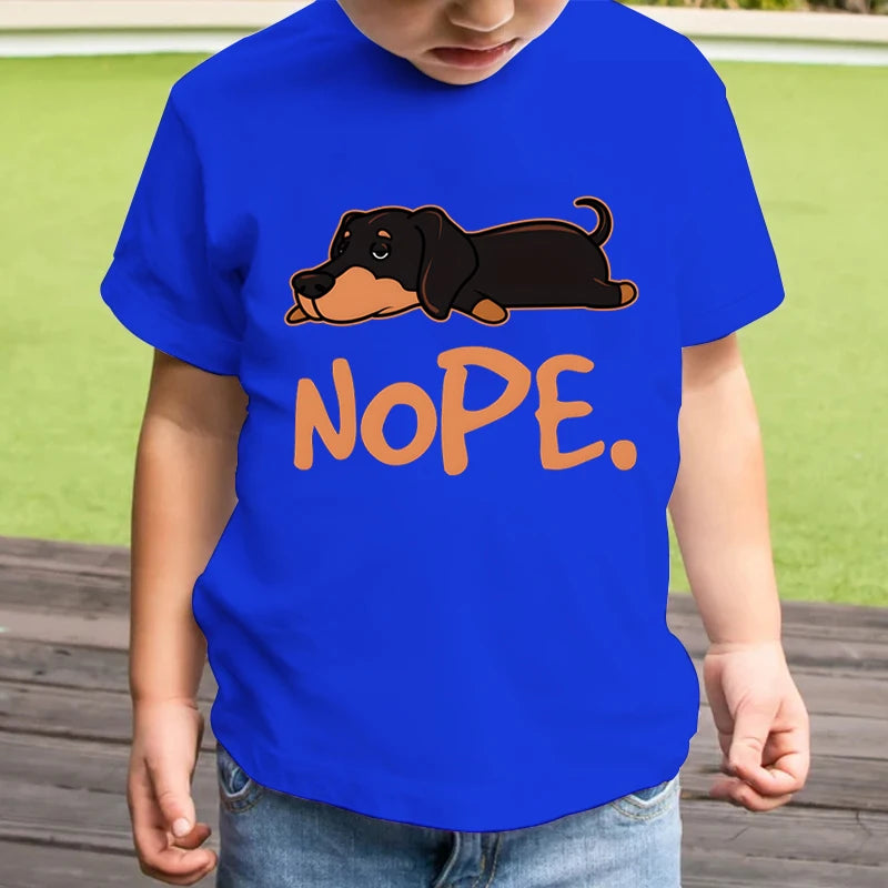 Isabel Graphics Nope Print Sleeve Fashion Trend Tops Girls - GuGuTon baby store - Baby Fashion - Toddlers Outfits - Babies Outfits - Toddler Clothes - Kids Clothing - Newborn Clothes - Newborn Wear - Kids Wear - Trending Clothes - Trending Outfits - Fall Fashion - Winter Fashion - Girls Clothes - Boys Clothes - Babies Wear - Kids Accessories - KidsWear - Summer Clothes - Summer Fashion - Summer Trend - Falls Sweaters - Tops - Bottom - Jeans - Blouse - Dresses - Newborn Dresses - Toys