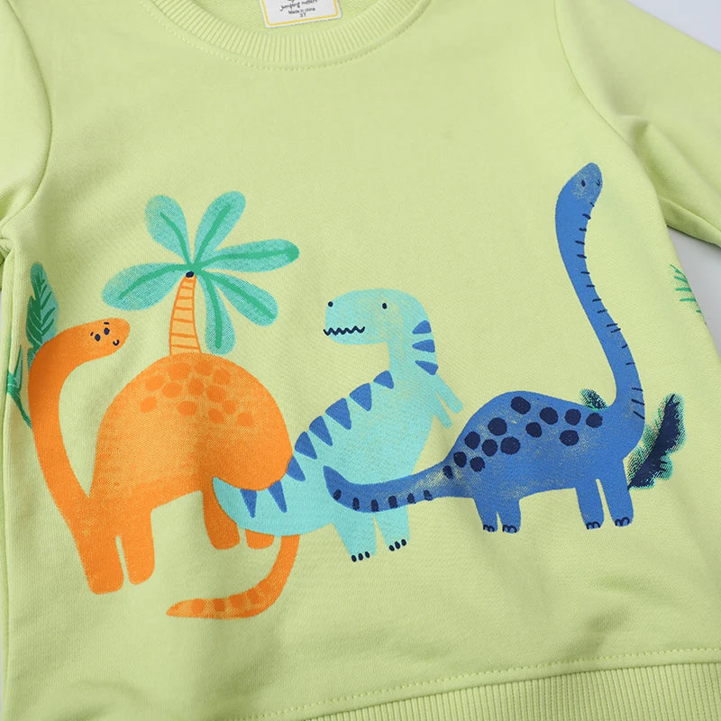 Luca Baby Boys Cartoon Dinosaurs Sweater