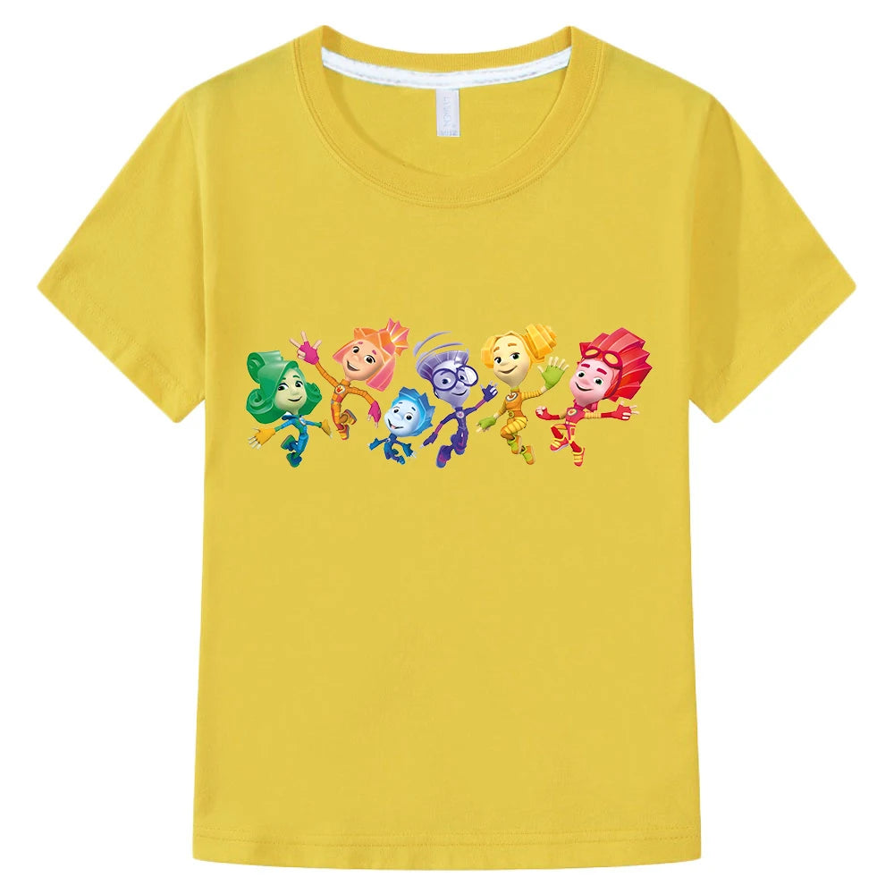 Lisandro Round Neck Loose Cute Print Tees - GuGuTon baby store - Baby Fashion - Toddlers Outfits - Babies Outfits - Toddler Clothes - Kids Clothing - Newborn Clothes - Newborn Wear - Kids Wear - Trending Clothes - Trending Outfits - Fall Fashion - Winter Fashion - Girls Clothes - Boys Clothes - Babies Wear - Kids Accessories - KidsWear - Summer Clothes - Summer Fashion - Summer Trend - Falls Sweaters - Tops - Bottom - Jeans - Blouse - Dresses - Newborn Dresses - Toys