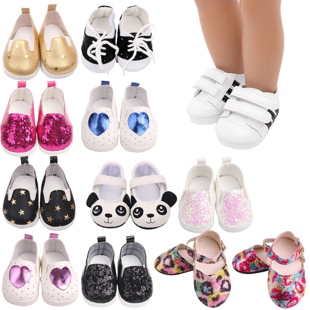 Various Casual Sports Shoes American 18 Inch Girl Doll Princess Shoe