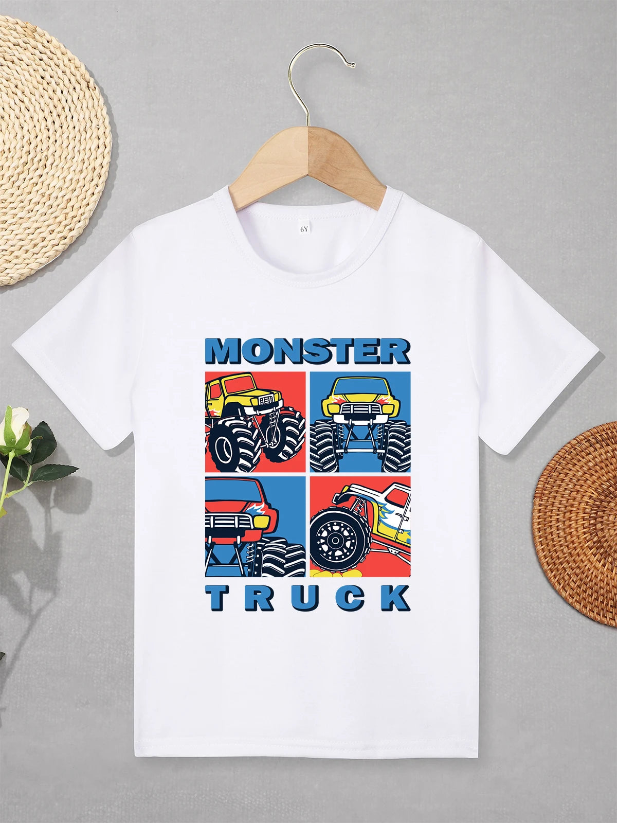 Carlos Monster Truck Trend Cool Boy T-shirt - GuGuTon baby store - Baby Fashion - Toddlers Outfits - Babies Outfits - Toddler Clothes - Kids Clothing - Newborn Clothes - Newborn Wear - Kids Wear - Trending Clothes - Trending Outfits - Fall Fashion - Winter Fashion - Girls Clothes - Boys Clothes - Babies Wear - Kids Accessories - KidsWear - Summer Clothes - Summer Fashion - Summer Trend - Falls Sweaters - Tops - Bottom - Jeans - Blouse - Dresses - Newborn Dresses - Toys