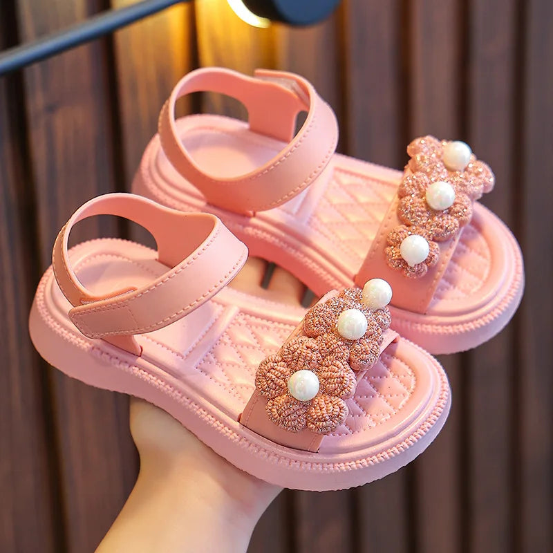 Kids From 2-9 Years Princess Shoes Summer Girls Sandals Casual School