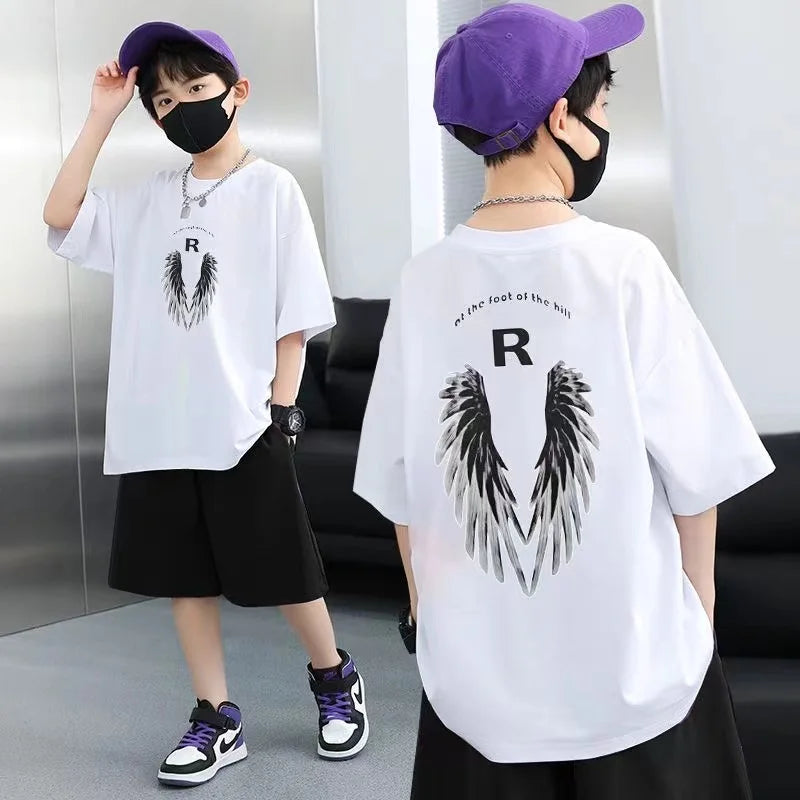 Jhonny Wing Printed Short Sleeve Tees