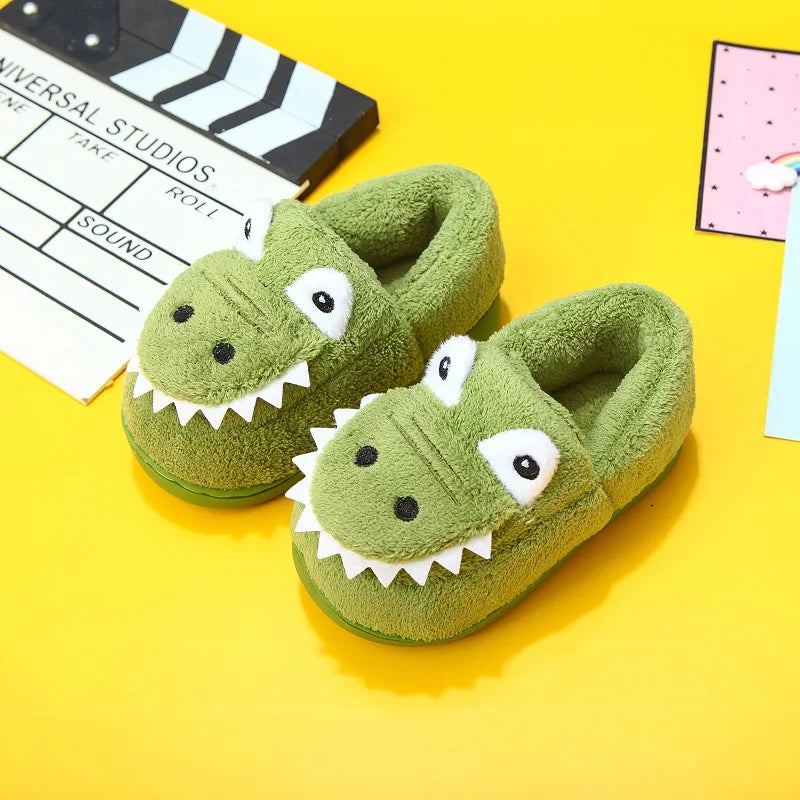 Vladimir Soft Cartoon Dino Slippers Ages 1-6