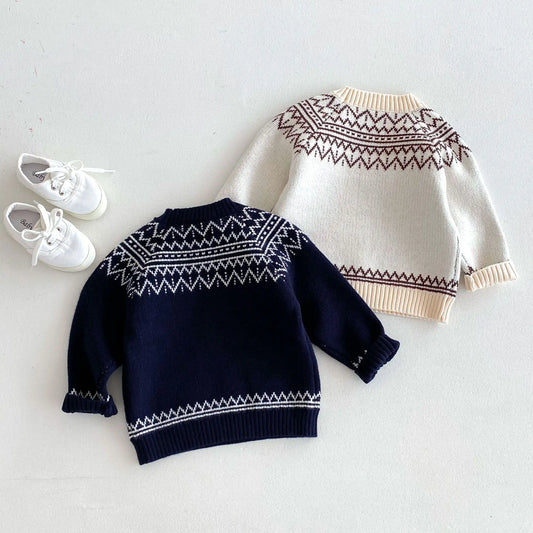 Richard Pullover Toddler Knit Cotton Sweater