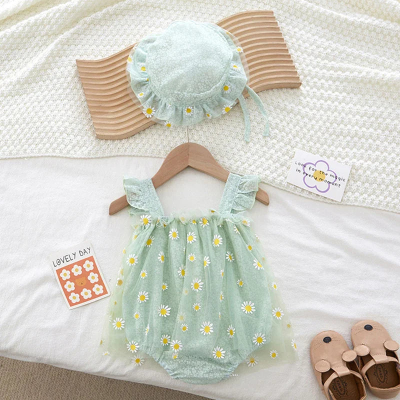 Miss Daisy Lace Romper Set