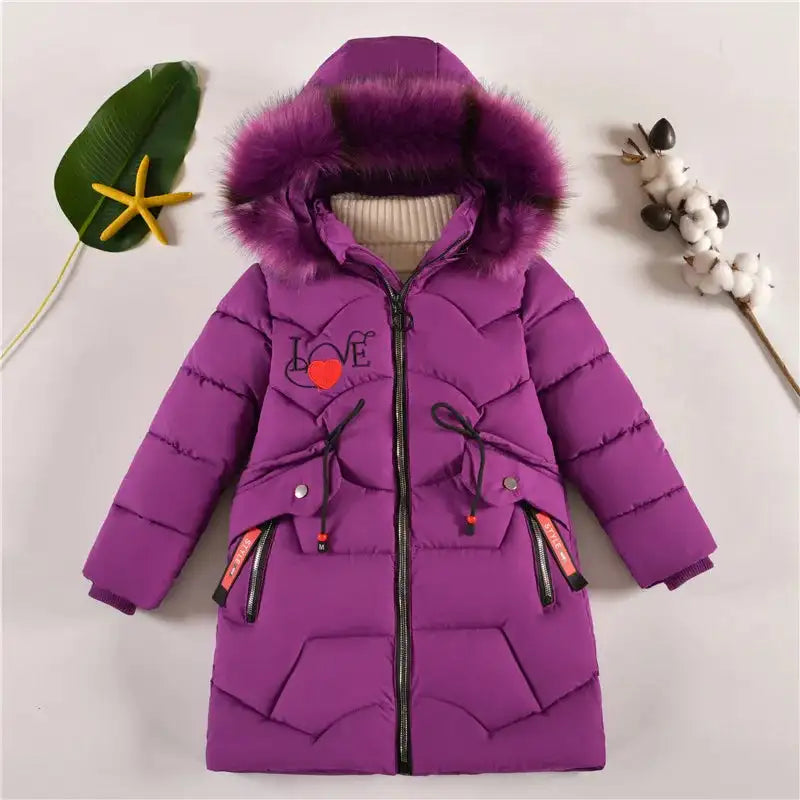 Selena Stylish Winter Hooded Jacket for Girls