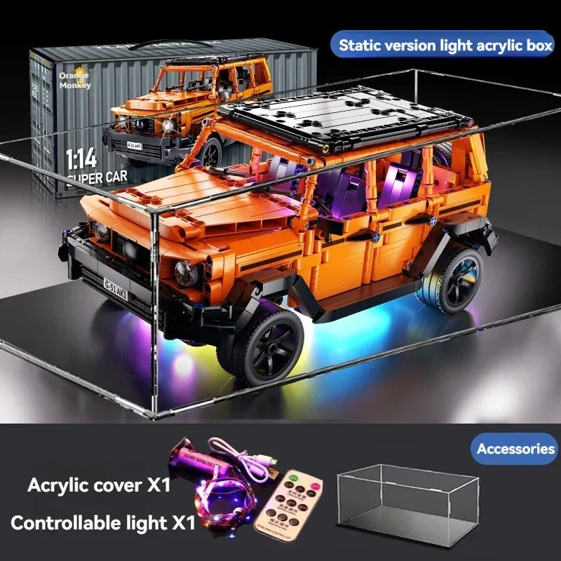 NEW Technical Super Car G Class Off Road Vehicle Building Blocks Creative Desktop Model  Birthday Halloween Christmas gifts Kids