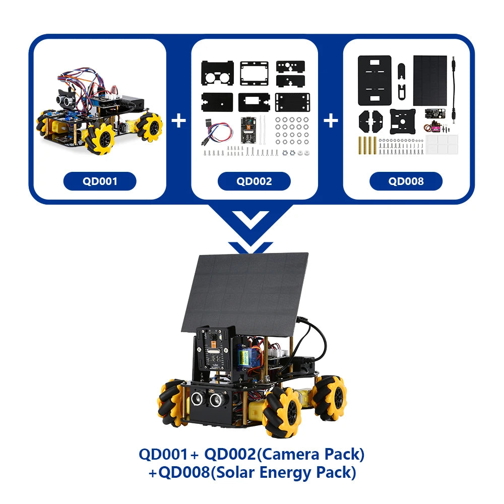 ACEBOTT Robot Car Starter Kit with ESP32 for Arduino Projects