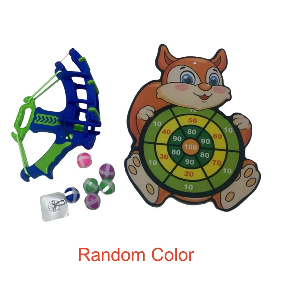Montessori Throw Sport Slingshot Target Sticky Ball Dartboard