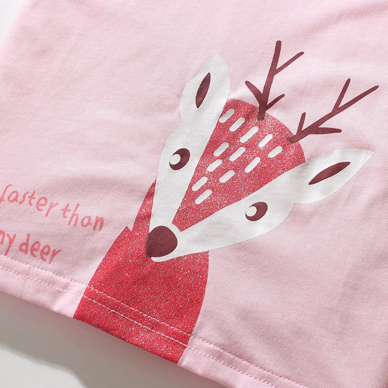 Tatiana Short Sleeve Euro-American Cartoon Tops