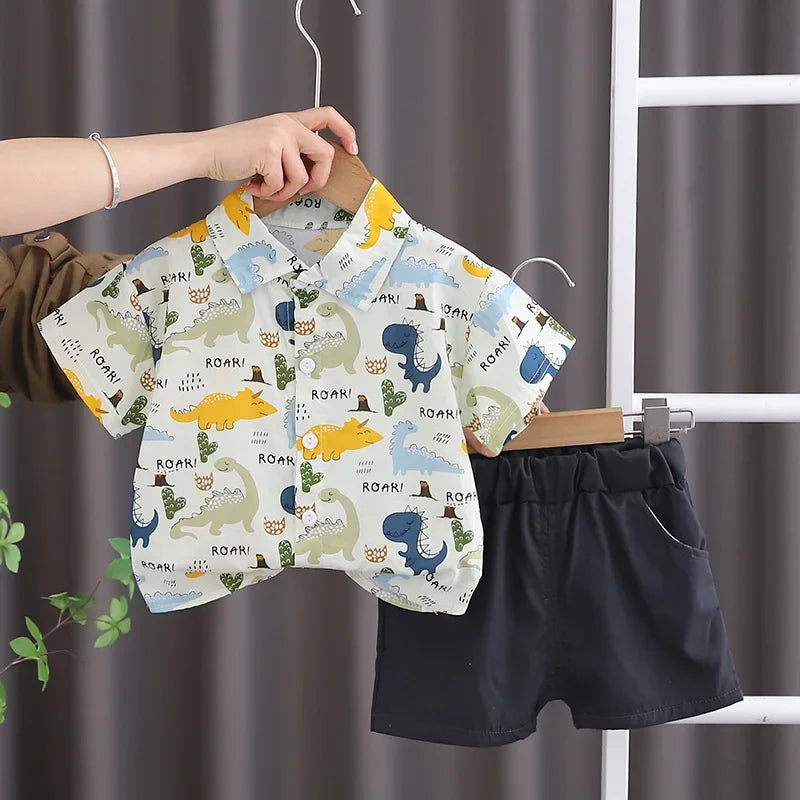 Children Clothing Sets for Boys - Summer Cotton Tees