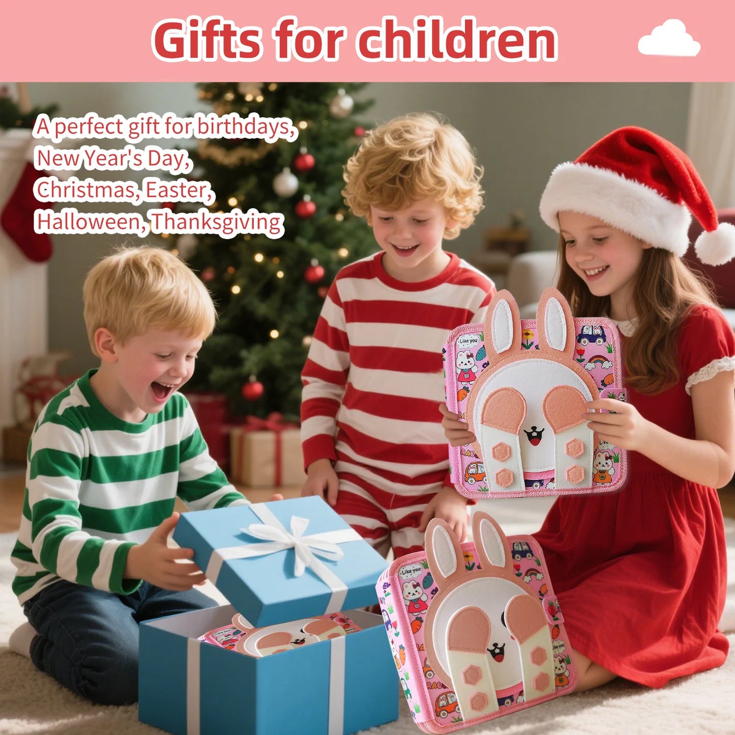 Busy Toddler Montessori Toys, Toddler Travel Toys, Educational Activity Books, Birthday Gifts for Boys and Girls