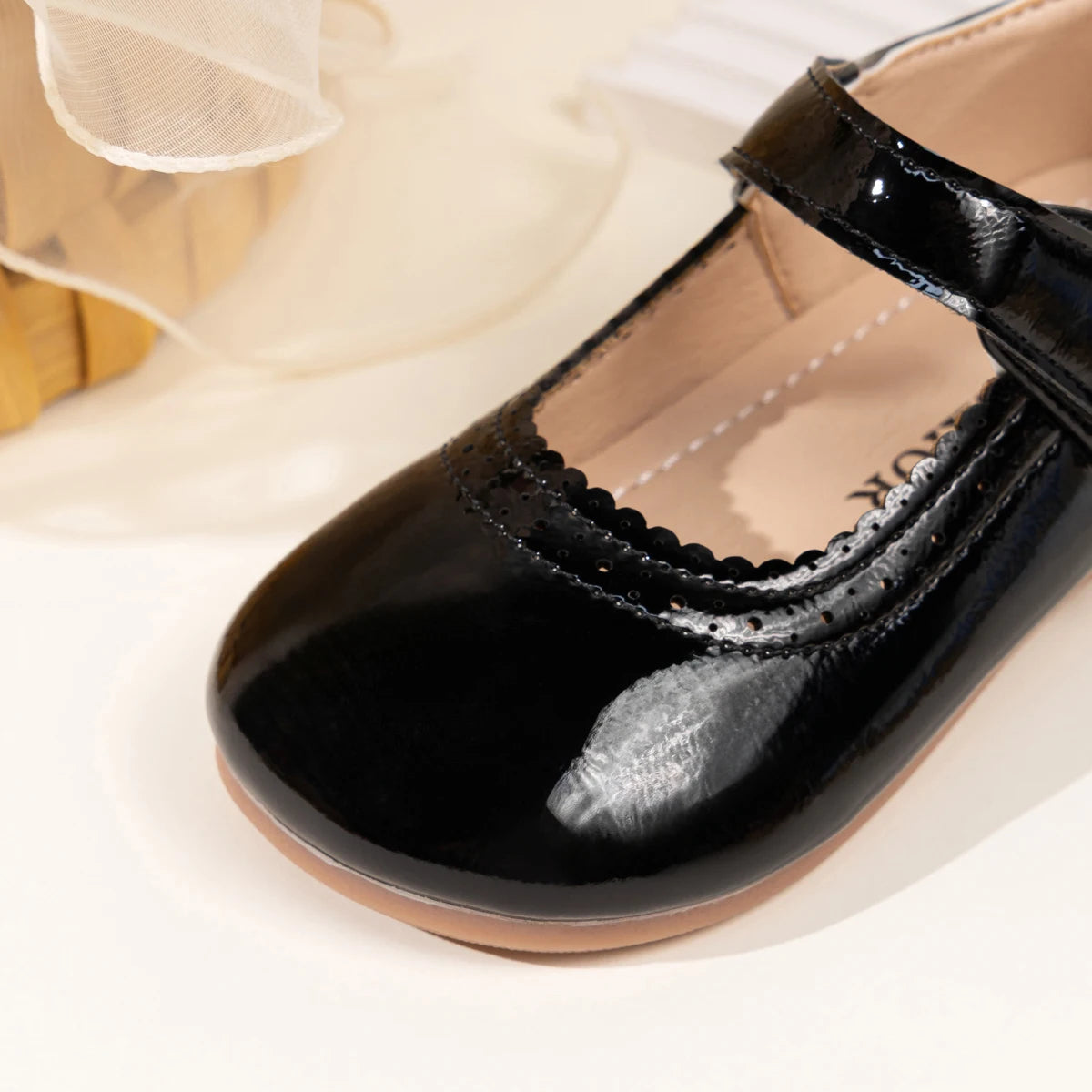 Girls' Leather Shoes 2025 Spring/Autumn New Simple Solid Color Kid's Princess Shoes Lightweight Children's Shoes 21-30