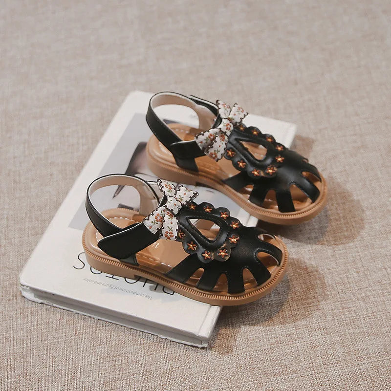 Girls' Shoes, Children's Princess Baotou Sandals, 2026 New Summer Style, Small Girls' Elegant Soft soled Summer Shoes