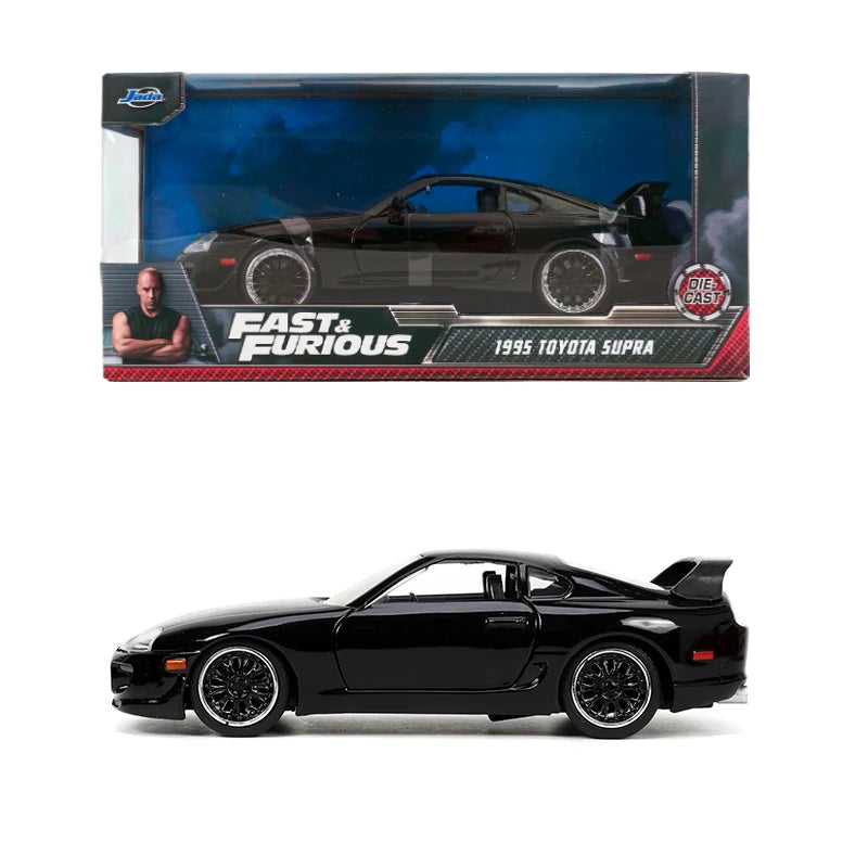JADA 1:32 Diecast Alloy Car Model Fast Furious Jurassic Back Future Metal Toy Vehicle Collection Kids Gift Official Licensed