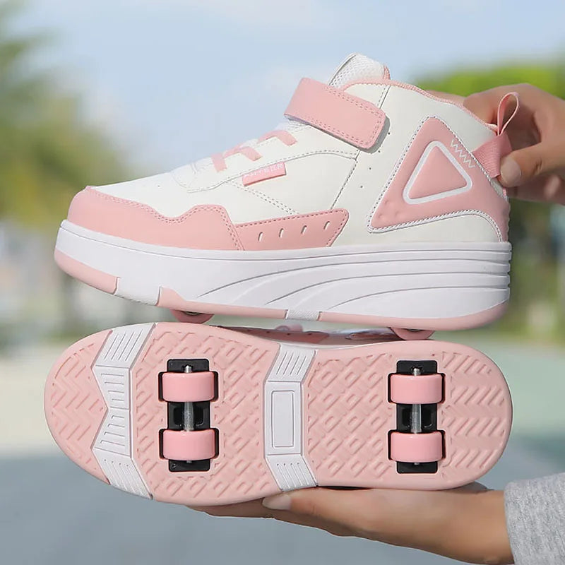 Children Roller Skate Shoes Kids Autumn Children Fashion Casual Sports Shoes