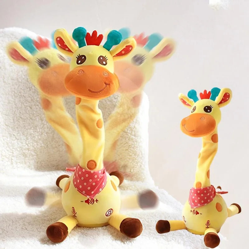 Dancing Talking Giraffe Toy with Songs and Adjustable Volume
