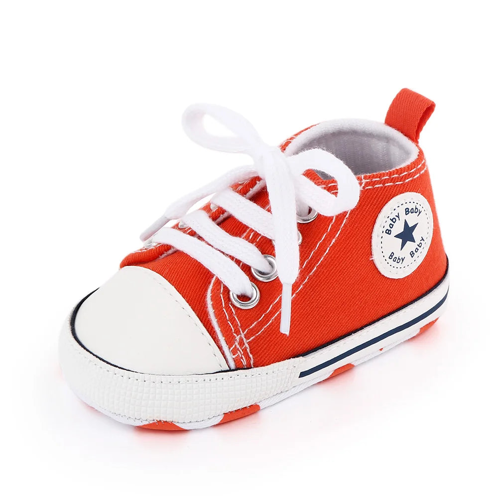 Spring New Baby Shoes Boy and Girl Classic Canvas Casual Sneakers