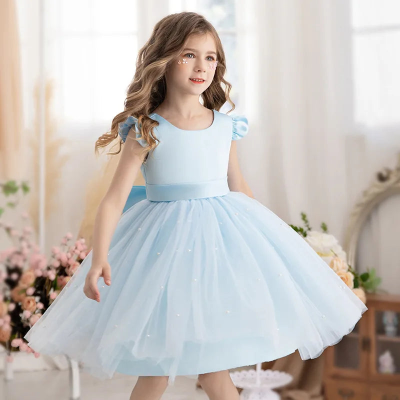 New Girls Puffy Dress Summer Tulle Fashion Little Princess Dress