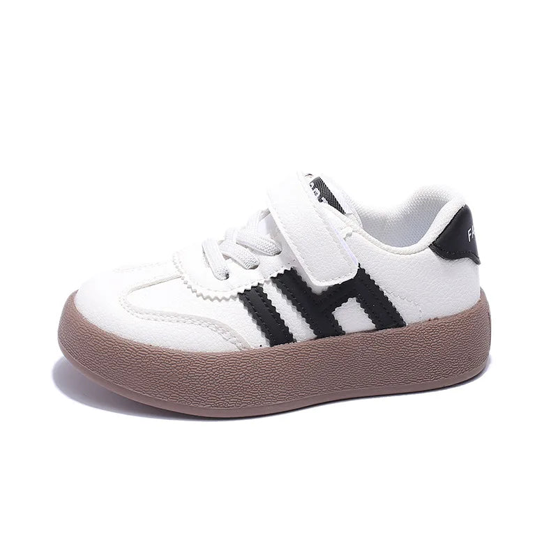 Children's Skate Shoes Girls White Sneakers 2026 Autumn New Fashion Boys Canvas Shoes Kids Sports Shoes Unisex Casual Shoes
