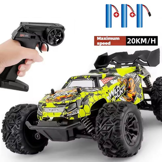 1:20 Off Road RC Car 4WD All Terrain RC Monster Truck, 2.4G High Speed with LED Light, Top Birthday Christmas Gift Toy for Boys