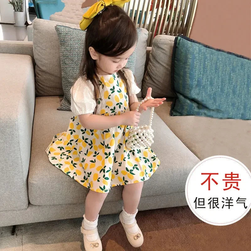 Girl floral dresses princess dress baby girls summer dress flower girl dresses baby girl dress Children dresses فساتين الأطفال