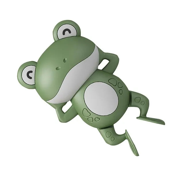1PCS New Cute Baby Bath Toys For Children Swimming Cute Frogs Clockwork
